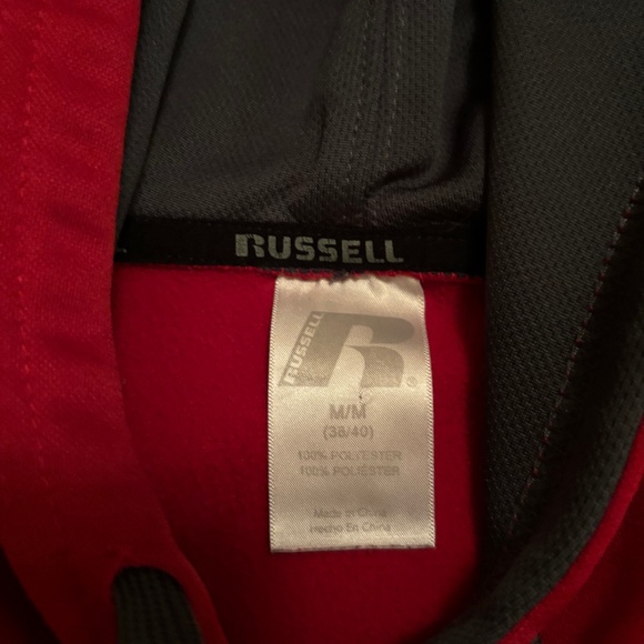 Men's Alabama Crimson Tide Russell Athletics Hooded Sweatshirt Medium - Picture 3 of 3